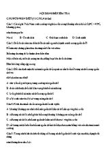 Đề kiểm tra học kì II Sinh học lớp 12